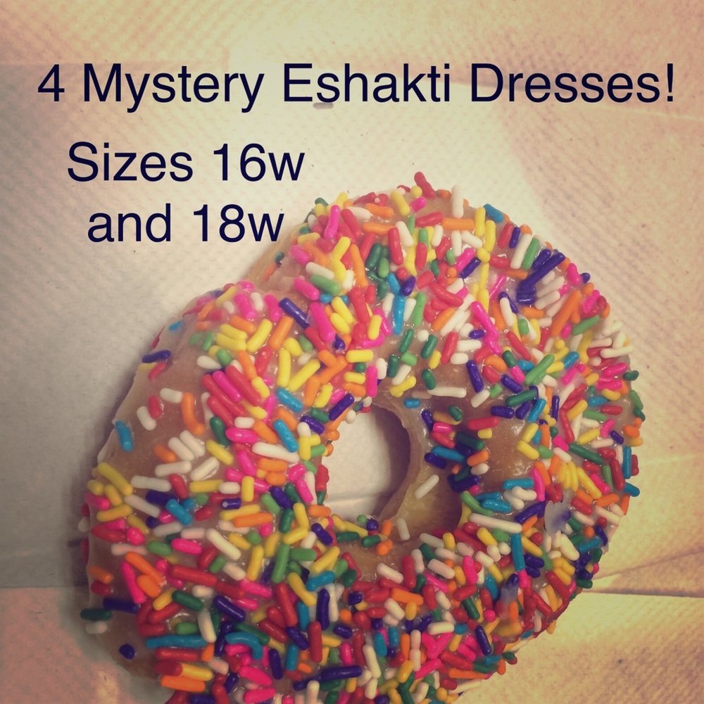 4 Eshakti Dresses Mystery 16w 18w 1x NEW